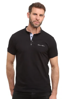 Polo Maille Piquee Col Mao