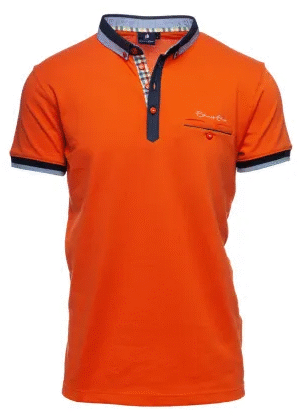 Polo pique col chemise