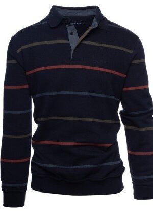 Polo raye marine 3XL